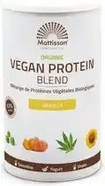 De Online Drogist Mattisson HealthStyle Vegan Protein Blend Vanilla 400GR aanbieding