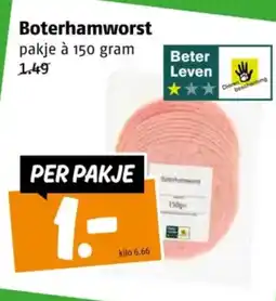 Poiesz Boterhamworst aanbieding