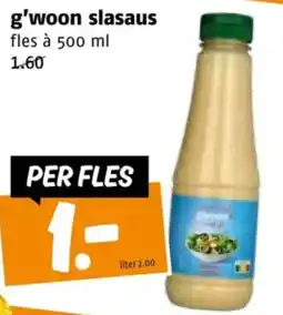 Poiesz g'woon slasaus aanbieding
