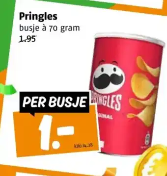 Poiesz Pringles aanbieding