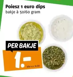 Poiesz Poiesz 1 euro dips aanbieding