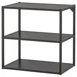 IKEA Enhet Onderkast basiselement met planken, antraciet, 60x40x60 cm aanbieding