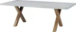 Intratuin Intratuin 6-zits eettafel Mae grijs 220 x 100 x 75 cm aanbieding