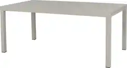 Intratuin Intratuin 6-zits eettafel Elvira beige 180 x 96 x 75 cm aanbieding