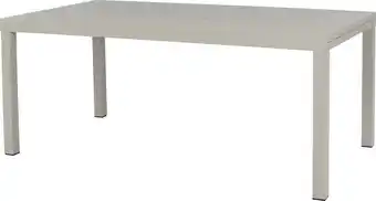 Intratuin Intratuin 6-zits eettafel Elvira beige 180 x 96 x 75 cm aanbieding