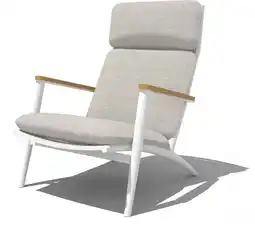 Intratuin Intratuin relaxstoel Willow wit aanbieding