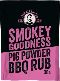 Intratuin Smokey Goodness BBQ rub Pig Powder 30 gr aanbieding