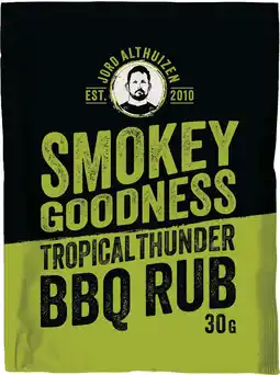 Intratuin Smokey Goodness BBQ rub Tropical Thunder 30 gr aanbieding