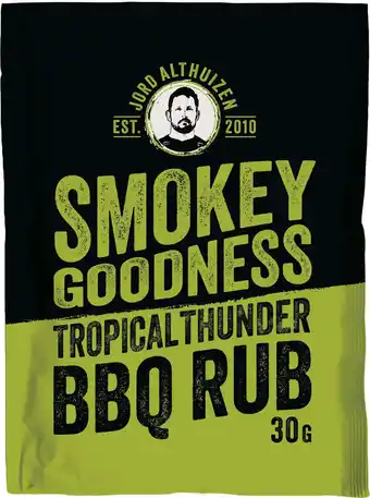 Intratuin Smokey Goodness BBQ rub Tropical Thunder 30 gr aanbieding