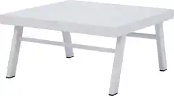 Intratuin Intratuin bijzettafel Julia wit 71 x 71 x 36 cm aanbieding