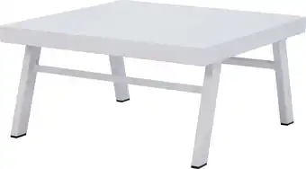 Intratuin Intratuin bijzettafel Julia wit 71 x 71 x 36 cm aanbieding