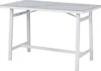 Intratuin Intratuin 4-zits bartafel Alexa wit 154,5 x 90 x 100 cm aanbieding