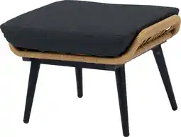 Intratuin Intratuin voetenbank Mia zwart 64 x 50 x 43 cm aanbieding