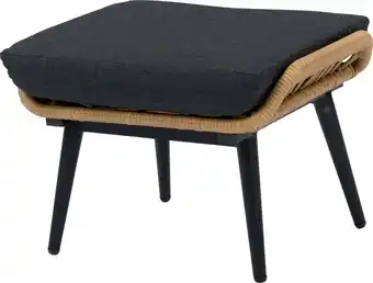 Intratuin Intratuin voetenbank Mia zwart 64 x 50 x 43 cm aanbieding