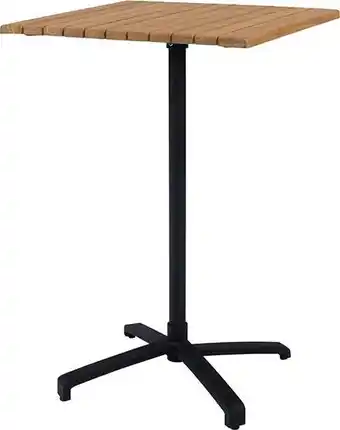 Intratuin Intratuin 2-zits Bartafel Fidel zwart 70 x 70 x 106 cm aanbieding