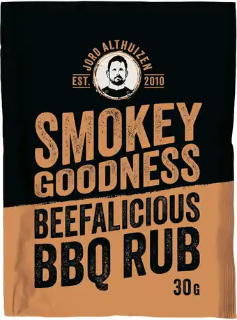 Intratuin Smokey Goodness BBQ rub Beefalicious 30 gr aanbieding