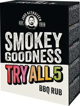 Intratuin Smokey Goodness BBQ rub Try All Box 5 x 30 gr aanbieding