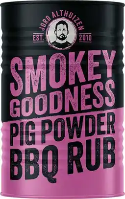 Intratuin Smokey Goodness BBQ rub Pig Powder 250 gr aanbieding