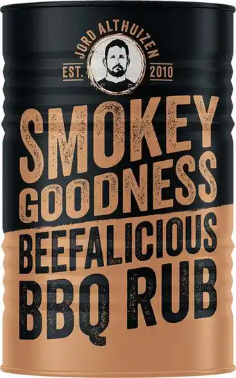 Intratuin Smokey Goodness BBQ rub Beefalicious 250 gr aanbieding