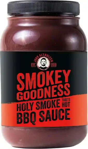 Intratuin Smokey Goodness BBQ saus Holy Smoke 500 ml aanbieding