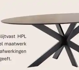 IN.HOUSE Eettafel Canarias, ovaal aanbieding