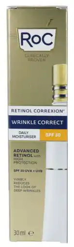 De Online Drogist RoC Retinol Correxion Line Smoothing Eye Cream SPF30 aanbieding