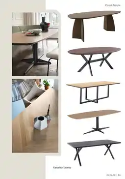 IN.HOUSE Eettafels Taranto aanbieding