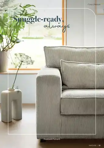 IN.HOUSE Hoekbank Famanti aanbieding