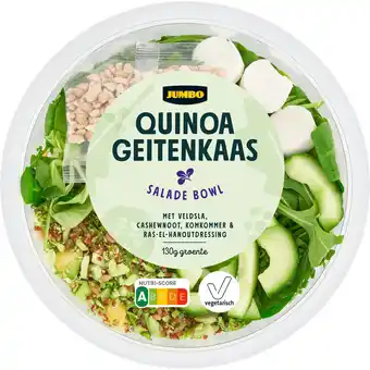 Jumbo Jumbo Quinoa Geitenkaas Salade Bowl 250 g aanbieding