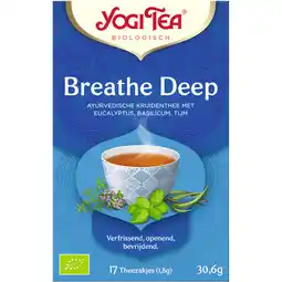 Jumbo Yogi Tea Biologisch Breathe Deep 17 Stuks 30,6 g aanbieding