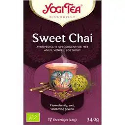 Jumbo Yogi Tea Biologisch Sweet Chai Thee 17 Stuks 34 g aanbieding