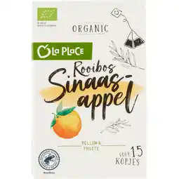 Jumbo La Place Rooibos Sinaasappel 15 Stuks aanbieding