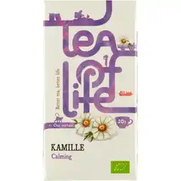 Jumbo Tea of life Kamille Calming 20 Stuks 20 g aanbieding