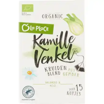 Jumbo La Place Kruidenthee Kamille Venkel 15 Stuks aanbieding