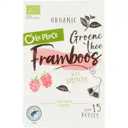 Jumbo La Place Groene Thee Framboos 15 Stuks aanbieding