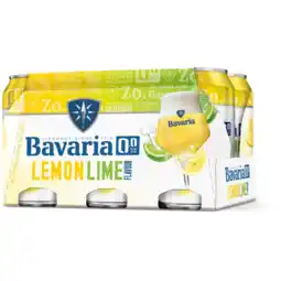 Jumbo Bavaria 0.0% Lemon Lime 6x330ML aanbieding
