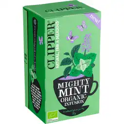 Jumbo Clipper Mighty Mint Organic Infusion 20 Stuks 32 g aanbieding
