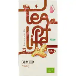 Jumbo Tea of life Gember Vitality 20 Stuks 30 g aanbieding