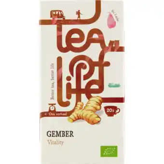 Jumbo Tea of life Gember Vitality 20 Stuks 30 g aanbieding