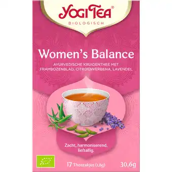 Jumbo Yogi Tea Biologisch Women's Balance 17 Stuks 30,6 g aanbieding