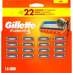Jumbo Gillette Fusion5 16 Navulmesjes voor Mannen aanbieding