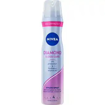 Jumbo NIVEA Diamond Gloss Care Styling Spray 250ml aanbieding