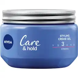 Jumbo NIVEA Care & Hold Styling Creme Gel 150ml aanbieding
