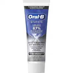 Jumbo Oral-B 3D White Houtskool Tandpasta 75 ml aanbieding