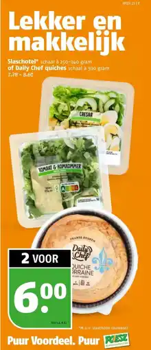 Poiesz Slaschotel of Daily Chef quiches aanbieding