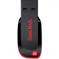 Amazon SanDisk 64 GB Cruzer Blade USB 2.0 Flash Drive - Black aanbieding