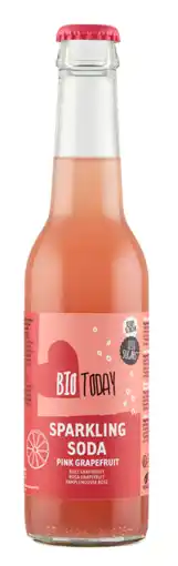 De Online Drogist BioToday Sparkling Soda Pink Grapefruit aanbieding