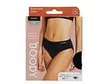 De Online Drogist Boody Menstruatieondergoed Bikinislip Zwart Licht / Normaal Maat XL aanbieding
