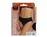 De Online Drogist Boody Menstruatieondergoed Bikinislip Zwart Licht / Normaal Maat S aanbieding
