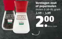 Poiesz Verstegen zout of pepermolen aanbieding